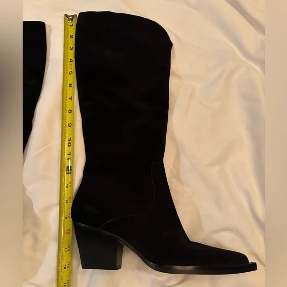 DOLCE VITA Raj Boots Onyx Suede Size 7.5 - Picture 10 of 10